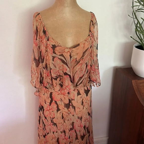 Mes Demoiselles sz EU 36 US 4 ruffled layered viscose blend dress NWT new cond - Picture 5 of 13